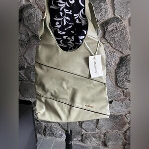 NWT Luxebold Green Slouchy Handbag
